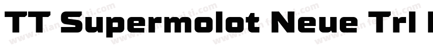 TT Supermolot Neue Trl Exp字体转换